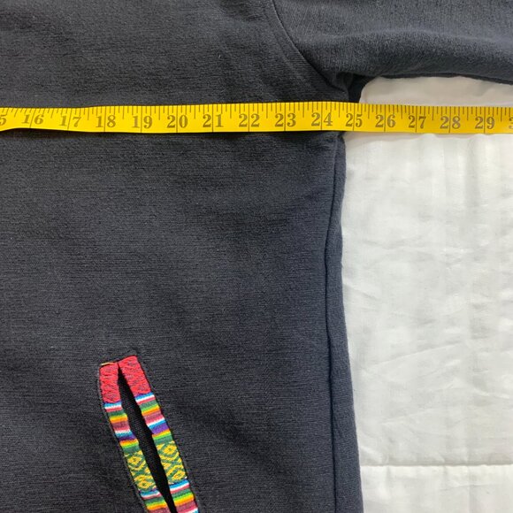 Handmade Boho / Himalayan-Style Hooded Jacket – Heavyweight Cotton -Unisex - Picture 12 of 13